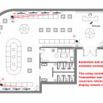 exhibition hall multi zone ir extender example